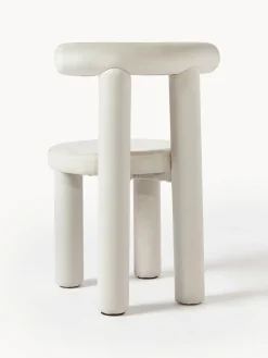 Silla tapizada en terciopelo Calan