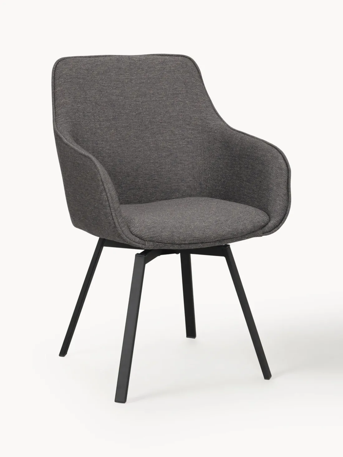 Sillas con reposabrazos giratorias Alison, 2 uds.