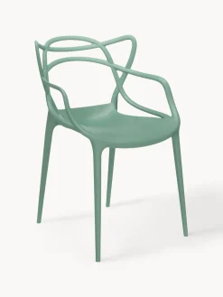 Sillas con reposabrazos Masters, 2 uds.