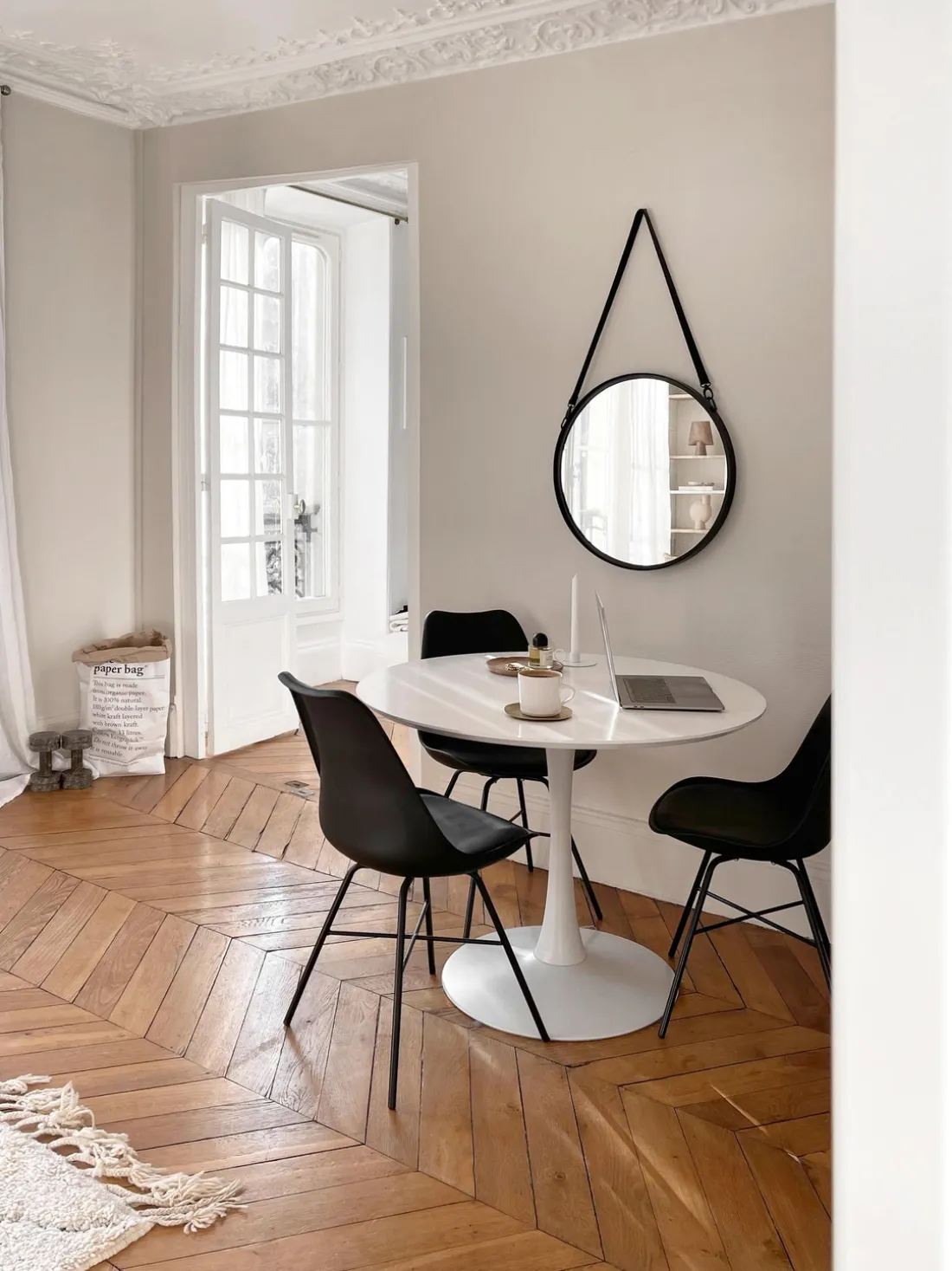 Sillas de cuero sintético Eris, 2 uds.