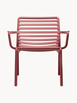 Sillas de jardín apilables con reposabrazos Doga, 2 uds.