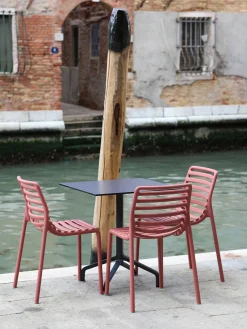 Sillas de jardín apilables Doga, 2 uds.