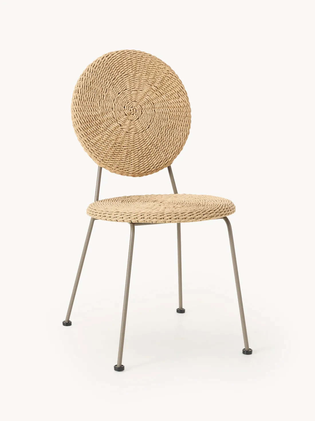 Sillas de jardín de polirratán Spence (2 uds.)