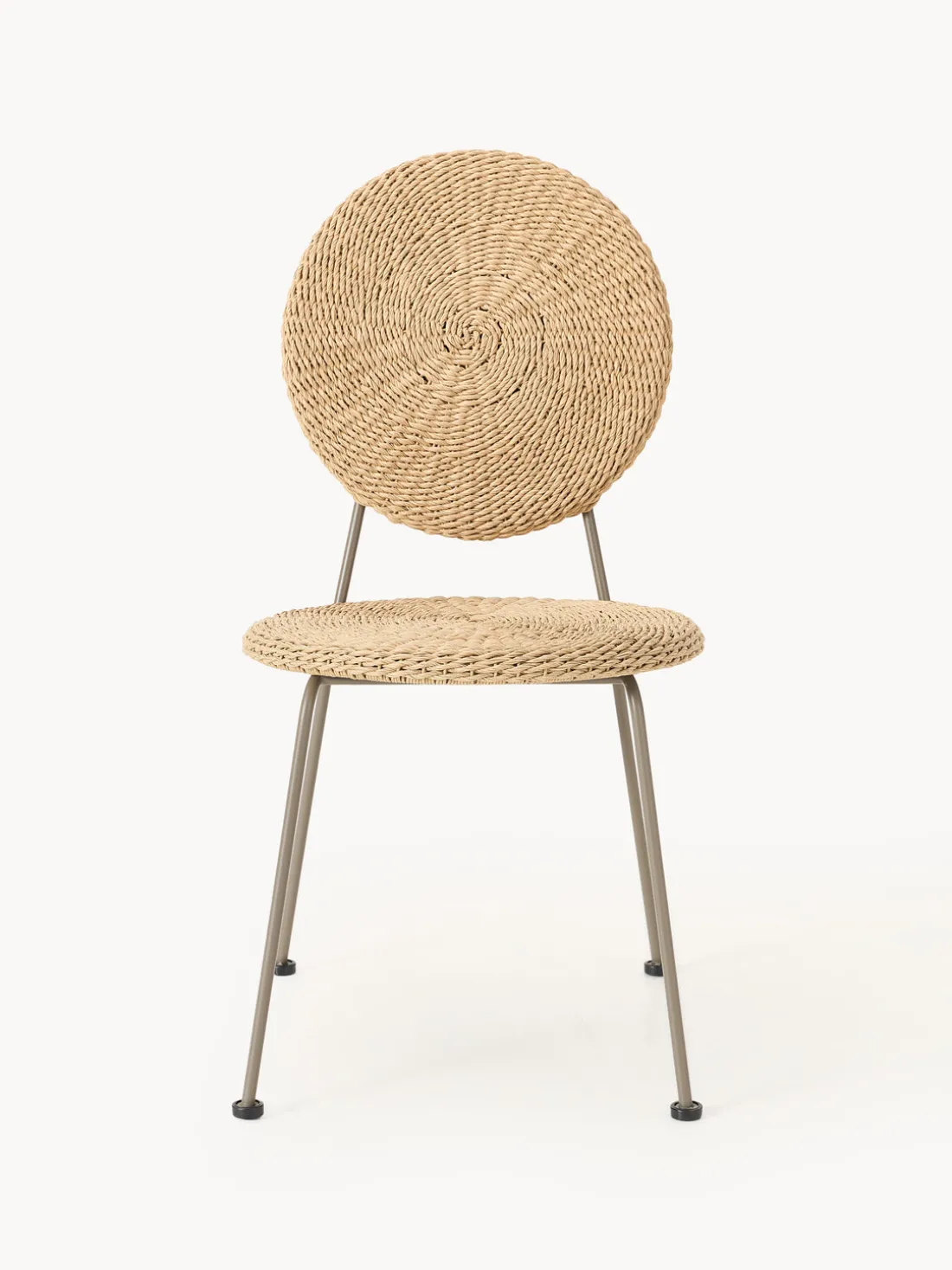 Sillas de jardín de polirratán Spence (2 uds.)