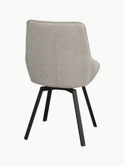 Sillas giratorias tapizadas Alison, 2 uds.