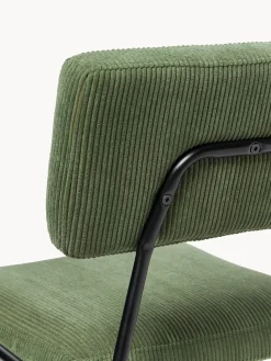 Sillas tapizadas de pana Mats, 2 uds.