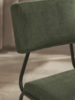 Sillas tapizadas de pana Mats, 2 uds.