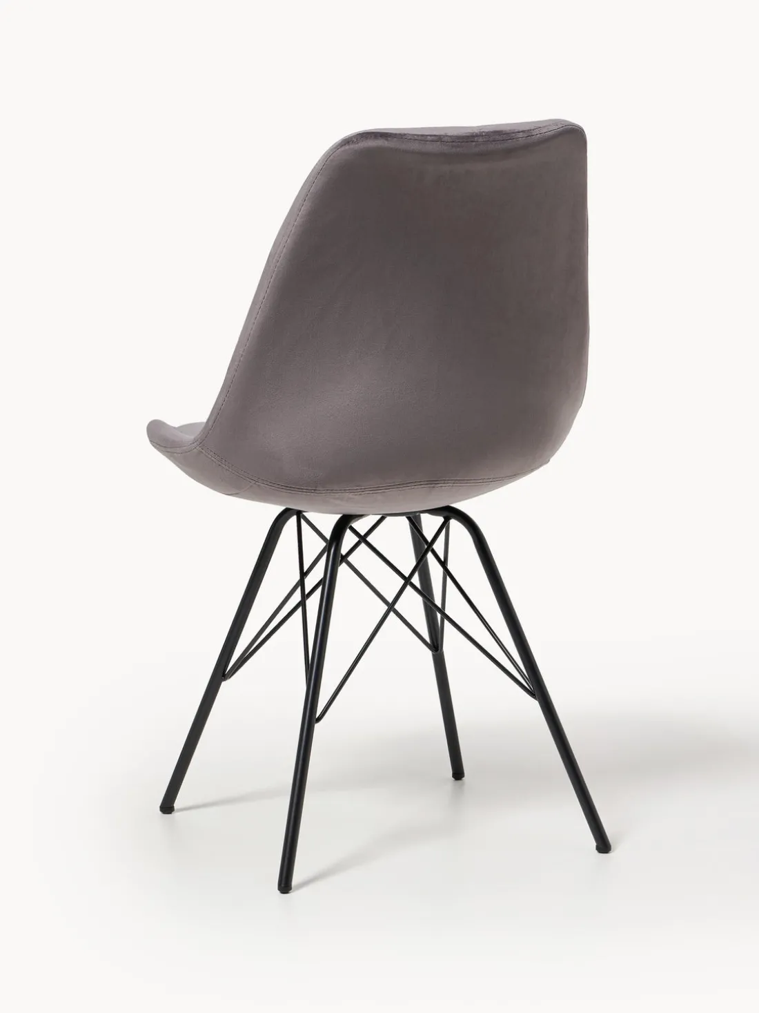 Sillas tapizadas de terciopelo Eris, 2 uds.