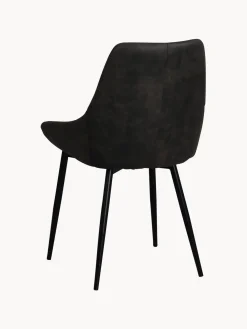 Sillas tapizadas en cuero sintético Sierra, 2 uds.