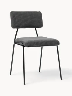 Sillas tapizadas en pana Mats, 2 uds.