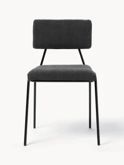 Sillas tapizadas en pana Mats, 2 uds.