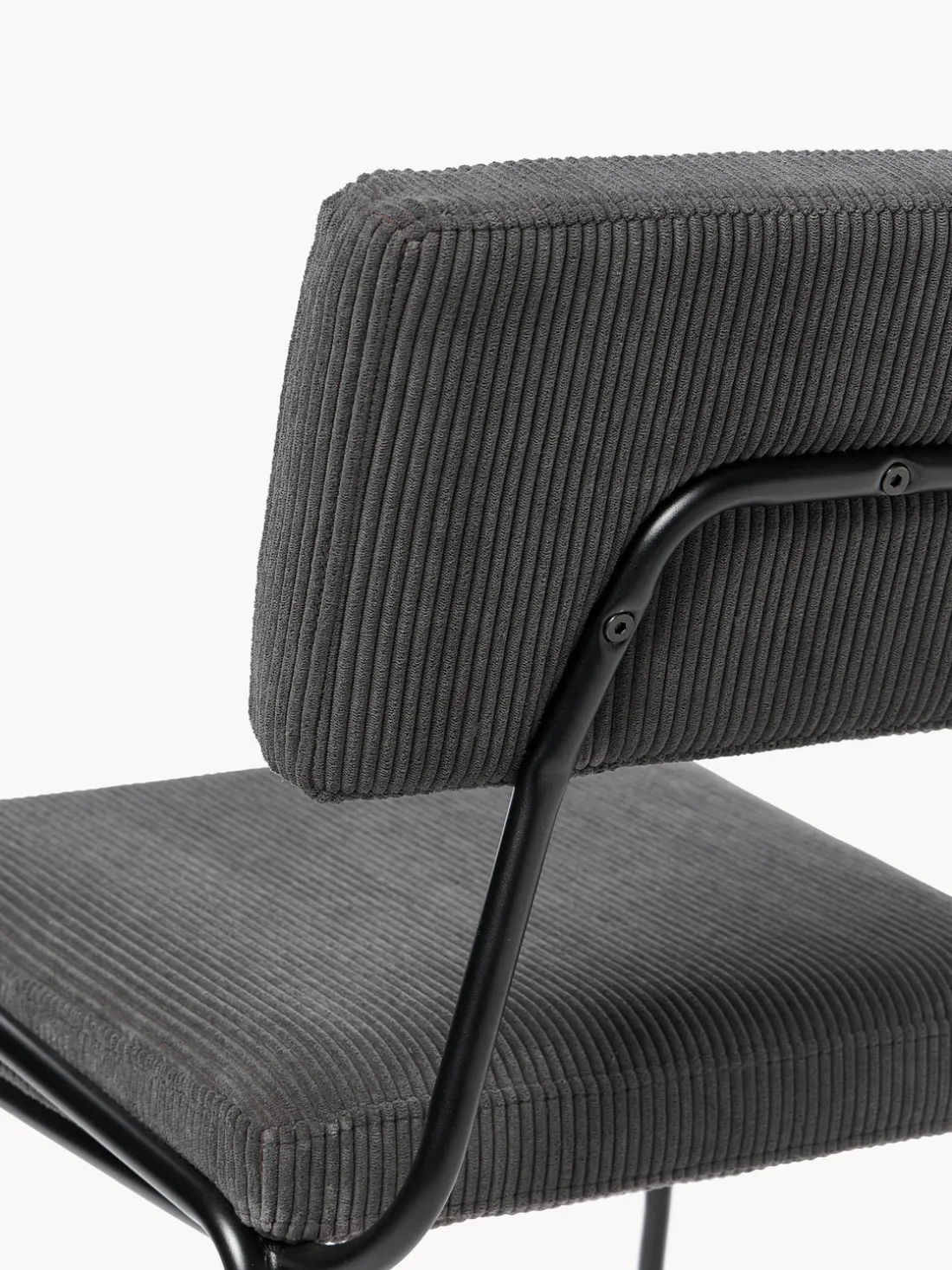 Sillas tapizadas en pana Mats, 2 uds.