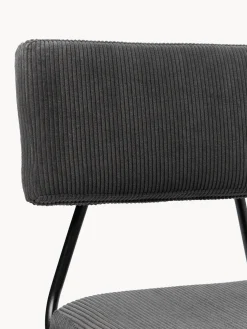 Sillas tapizadas en pana Mats, 2 uds.