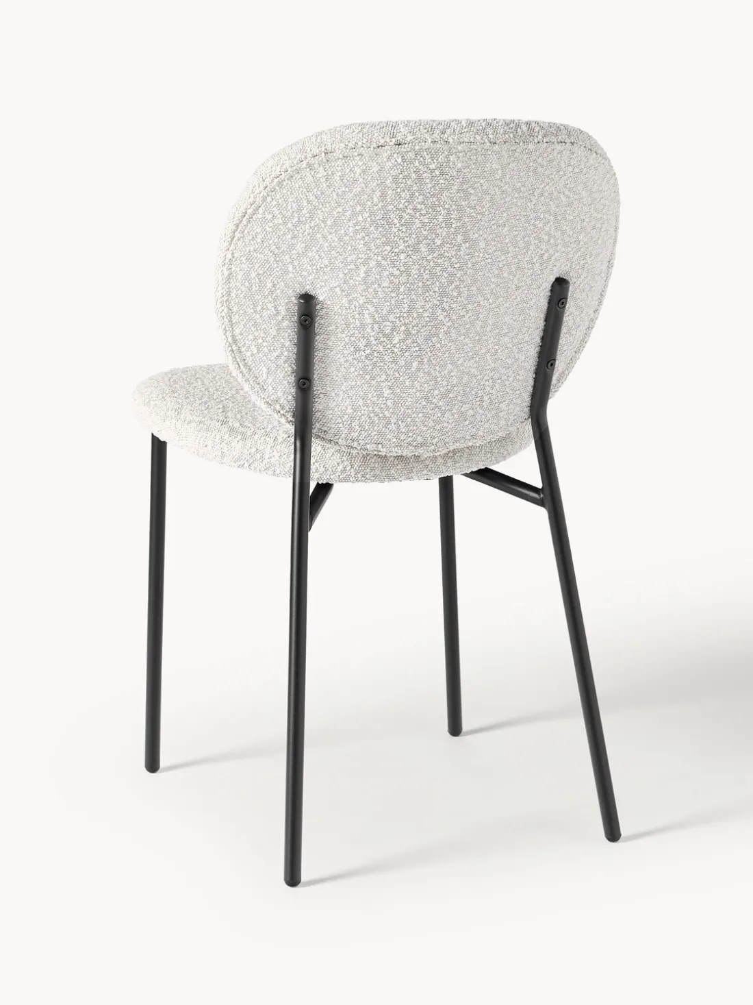 Sillas tapizadas en tejido bouclé Ulrica, 2 uds.