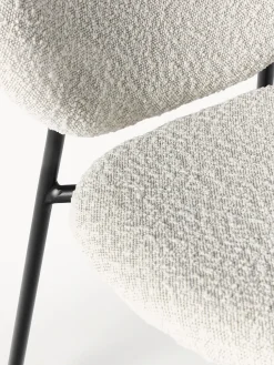 Sillas tapizadas en tejido bouclé Ulrica, 2 uds.