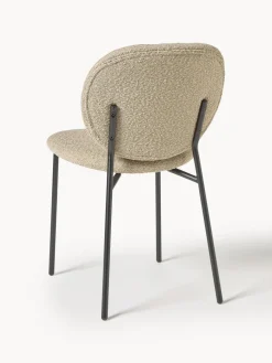 Sillas tapizadas en tejido bouclé Ulrica, 2 uds.