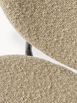 Sillas tapizadas en tejido bouclé Ulrica, 2 uds.