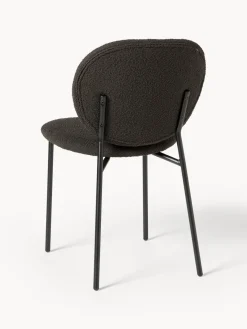 Sillas tapizadas en tejido bouclé Ulrica, 2 uds.