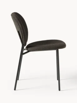 Sillas tapizadas en tejido bouclé Ulrica, 2 uds.