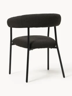 Sillas tapizadas en tejido bouclé Thiago, 2 uds.