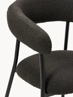 Sillas tapizadas en tejido bouclé Thiago, 2 uds.