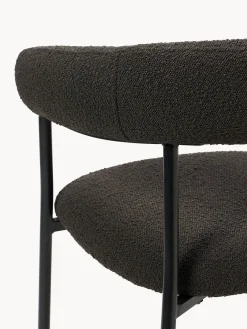 Sillas tapizadas en tejido bouclé Thiago, 2 uds.