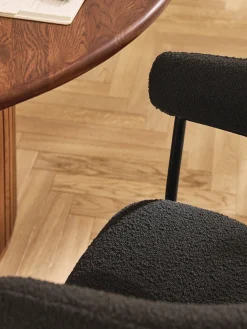 Sillas tapizadas en tejido bouclé Thiago, 2 uds.