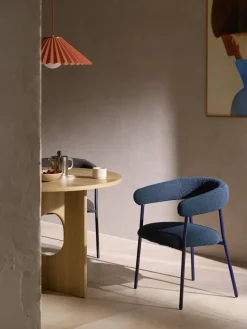 Sillas tapizadas en tejido bouclé Thiago, 2 uds.