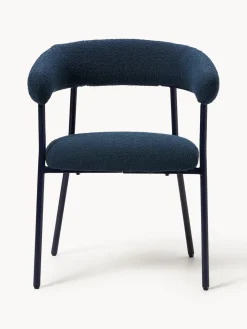 Sillas tapizadas en tejido bouclé Thiago, 2 uds.