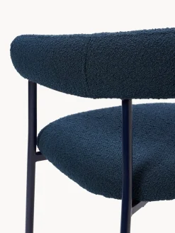 Sillas tapizadas en tejido bouclé Thiago, 2 uds.