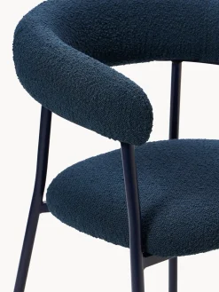 Sillas tapizadas en tejido bouclé Thiago, 2 uds.