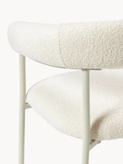 Sillas tapizadas en tejido bouclé Thiago, 2 uds.