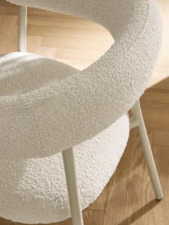 Sillas tapizadas en tejido bouclé Thiago, 2 uds.