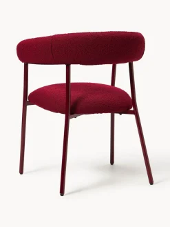 Sillas tapizadas en tejido bouclé Thiago, 2 uds.