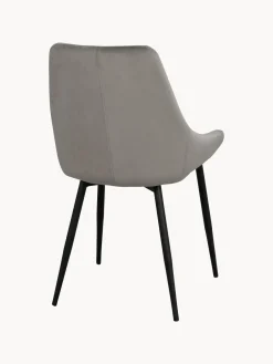 Sillas tapizadas en terciopelo Sierra, 2 uds.