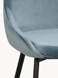 Sillas tapizadas en terciopelo Sierra, 2 uds.