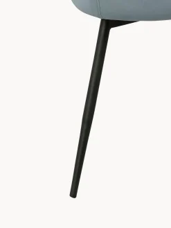 Sillas tapizadas en terciopelo Sierra, 2 uds.