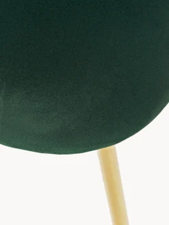 Sillas tapizadas en terciopelo Luisa, 2 uds.