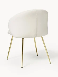 Sillas tapizadas en terciopelo Luisa, 2 uds.