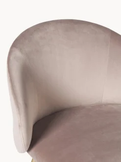 Sillas tapizadas en terciopelo Luisa, 2 uds.