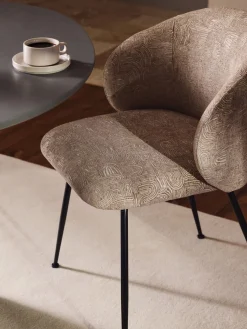 Sillas tapizadas Luisa, 2 uds.