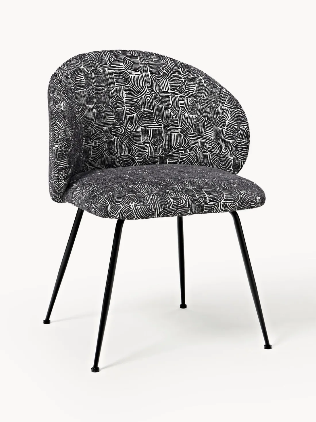 Sillas tapizadas Luisa, 2 uds.