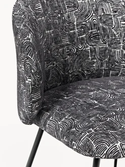 Sillas tapizadas Luisa, 2 uds.