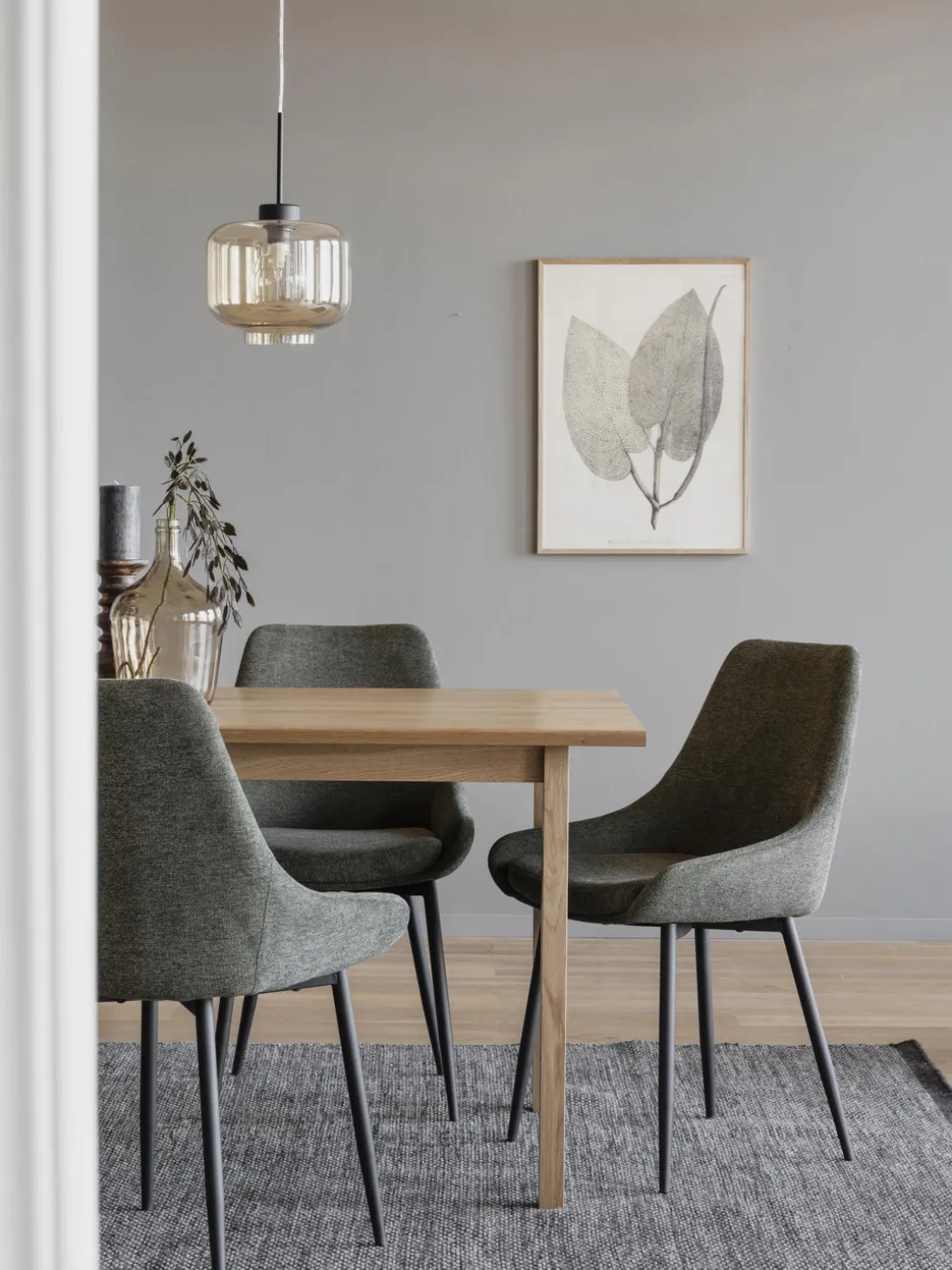 Sillas tapizadas Sierra, 2 uds.