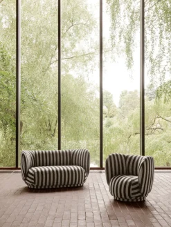 Sillón artesanal giratorio Rico