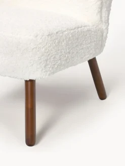 Sillón cóctel de borreguillo Robine