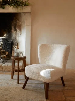 Sillón cóctel de borreguillo Robine