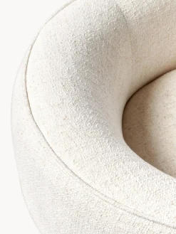 Sillón cóctel en tejido bouclé Elodie