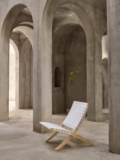 Sillón con asiento tejido a mano MG501 Cuba