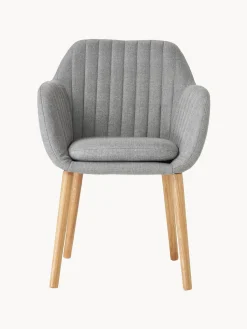 Sillón con patas de madera Emilia